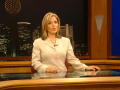 Thumbnail image of item number 1 in: '[Claudia Hinojosa behind the newsdesk and looking ahead]'.