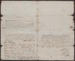 Thumbnail image of item number 2 in: '[Bills of Sale of a Slave Named Nancy, June 18, 1838]'.