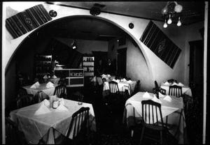 Primary view of object titled '[Felix Mexican Restaurant interior]'.