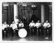 Photograph: [Musical band at Boyd's Chicken Dinner]