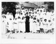 Photograph: [Girls at First Communion, Our Lady of Guadalupe Catholic Church]