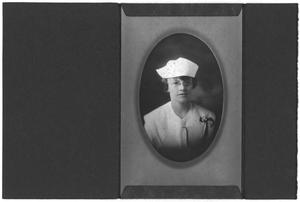 Primary view of object titled '[Portrait of Marie Olson in Nursing Uniform]'.