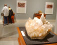 Thumbnail image of item number 1 in: '[People looking at exhibit of minerals]'.