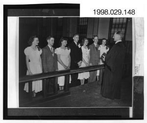 Primary view of object titled '[1949 Confirmation Class of Danevang Lutheran Church]'.