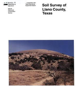 Primary view of object titled 'Soil Survey of Llano County, Texas'.