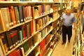 Primary view of [Roberto Calderon at the library]
