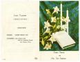 Thumbnail image of item number 3 in: '[Funeral Program for Ruby Abernethy, February 15, 1986]'.