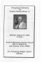 Pamphlet: [Funeral Program for Warick Abram, Jr., August 23, 2004]