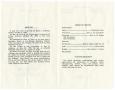 Thumbnail image of item number 2 in: '[Funeral Program for Wade L. Andrews, October 8, 1987]'.