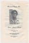 Thumbnail image of item number 1 in: '[Funeral Program for Norris James Austin, March 12, 1981]'.