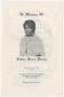 Primary view of [Funeral Program for Irene Bacon, April 20, 1981]