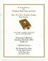 Thumbnail image of item number 1 in: '[Funeral Program for John Cleophas Bailey, March 29, 2003]'.
