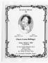 Thumbnail image of item number 1 in: '[Funeral Program for Flossie Leona Bellinger, March 7, 2003]'.