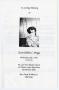 Thumbnail image of item number 1 in: '[Funeral Program for Robbie C. Bragg, July 3, 1991]'.