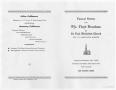 Thumbnail image of item number 3 in: '[Funeral Program for Floyd Broadnax, July 3, 1962]'.