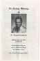 Thumbnail image of item number 1 in: '[Funeral Program for Darnell Broadwater, June 10, 1996]'.