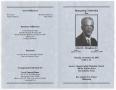 Thumbnail image of item number 3 in: '[Funeral Program for Albert L. Brogdon, Jr., November 26, 2007]'.
