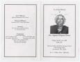Thumbnail image of item number 3 in: '[Funeral Program for Augusta Musgrove Brown, October 22, 1999]'.