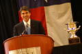 Photograph: [Rick Perry and the Governor's Cup]