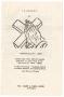 Thumbnail image of item number 1 in: '[Funeral Program for Willie F. Cantu, November 9, 1979]'.