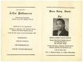 Thumbnail image of item number 3 in: '[Funeral Program for Donnie Ulele Carter, January 21, 1972]'.