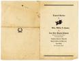 Thumbnail image of item number 3 in: '[Funeral Program for Millie A. Carter, July 6, 1957]'.
