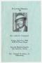 Thumbnail image of item number 1 in: '[Funeral Program for John W. Crawford, March 4, 1988]'.