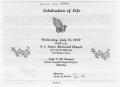 Pamphlet: [Funeral Program for Bernice Jones Crayton, July 24, 2002]