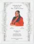 Pamphlet: [Funeral Program for Letha Jo Cruse, May 8, 2009]