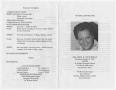 Thumbnail image of item number 3 in: '[Funeral Program for Jewel K. Crutchfield, October 15, 1998]'.