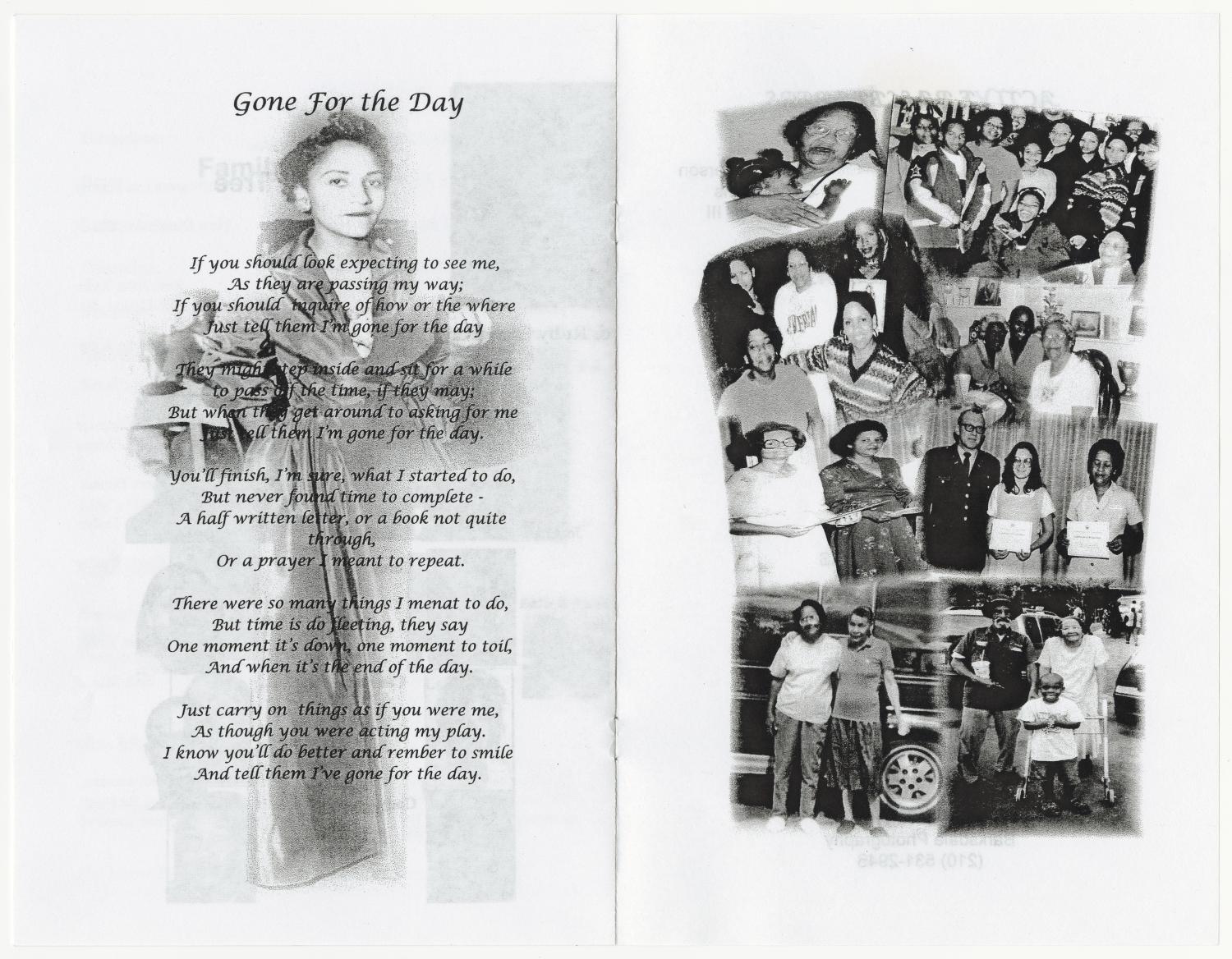 [Funeral Program for Ruby Marie Cummings, November 23, 2005]
                                                
                                                    [Sequence #]: 4 of 5
                                                