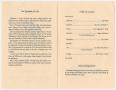 Thumbnail image of item number 2 in: '[Funeral Program for Prudence L. Curry, December 29, 1990]'.