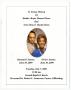 Pamphlet: [Funeral Program for Bernard Davis and Elvia L. Martin-Davis, July 7,…