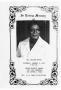 Primary view of [Funeral Program for Collins Davis, January 5, 1985]