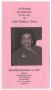 Primary view of [Funeral Program for Delores J. Deese, December 6, 1997]