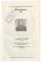 Pamphlet: [Funeral Program for George W. Dennis, May 9, 1979]