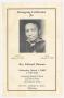 Primary view of [Funeral Program for Edward Duncan, March 1, 2000]