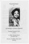 Pamphlet: [Funeral Program for Gwendolyn LeFrance Dymond, December 28, 1995]