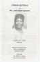 Primary view of [Funeral Program for Linda Hysaw Gaitwood, June 1, 1993]