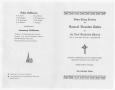 Thumbnail image of item number 3 in: '[Funeral Program for Samuel Houston Gates, March 21, 1966]'.