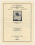 Pamphlet: [Funeral Program for Mildred Marie Walker Gilmore, April 16, 2005]