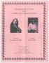 Thumbnail image of item number 1 in: '[Funeral Program for Carrie Lee Nance Glosson, July 9, 2003]'.