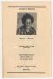 Thumbnail image of item number 1 in: '[Funeral Program for Dycie A. Green, July 12, 1990]'.