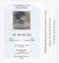 Primary view of [Funeral Program for Willie Faye Green, November 17, 2008]