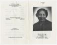 Thumbnail image of item number 3 in: '[Funeral Program for Zora Allen Greenly, June 4, 1986]'.