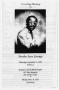 Pamphlet: [Funeral Program for Jesse Ginage, September 1, 1994]