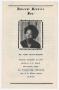 Primary view of [Funeral Program for Pinkie Lucille Holloway, September 11, 1976]