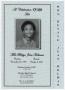 Pamphlet: [Funeral Program for Bettye Jean Holman, October 8, 2007]