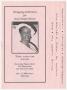 Thumbnail image of item number 1 in: '[Funeral Program for Fannie Horton, October 6, 1998]'.