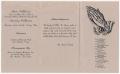 Thumbnail image of item number 2 in: '[Funeral Program for Willis W. Hysaw, December 16, 1989]'.